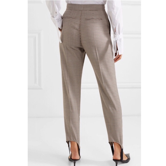 BURBERRY WOOL BLEND STIRRUP PANTS - Picture 3 of 8